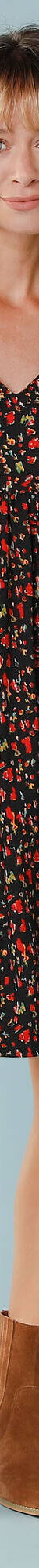 Robe spécial Petites manches 3/4 imprimée (noir / multicolore) Robe spécial Petites manches 3/4 imprimée (noir / multicolore)